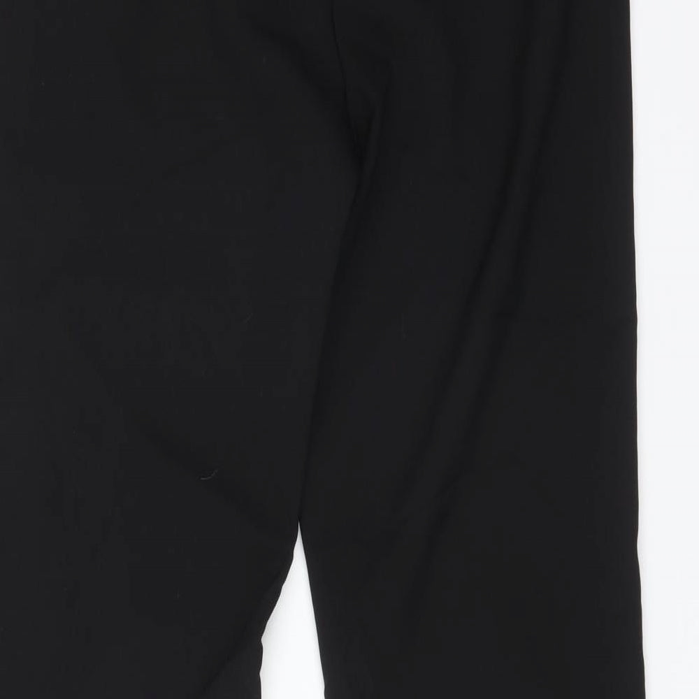 George Womens Black Polyester Dress Pants Trousers Size 8 L28 in Regular