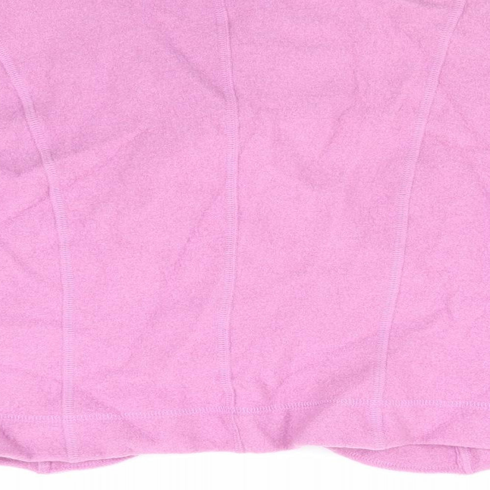 Gerry Weber Womens Pink Jacket Size 14 - Dust Pink Felt texture Fastenless