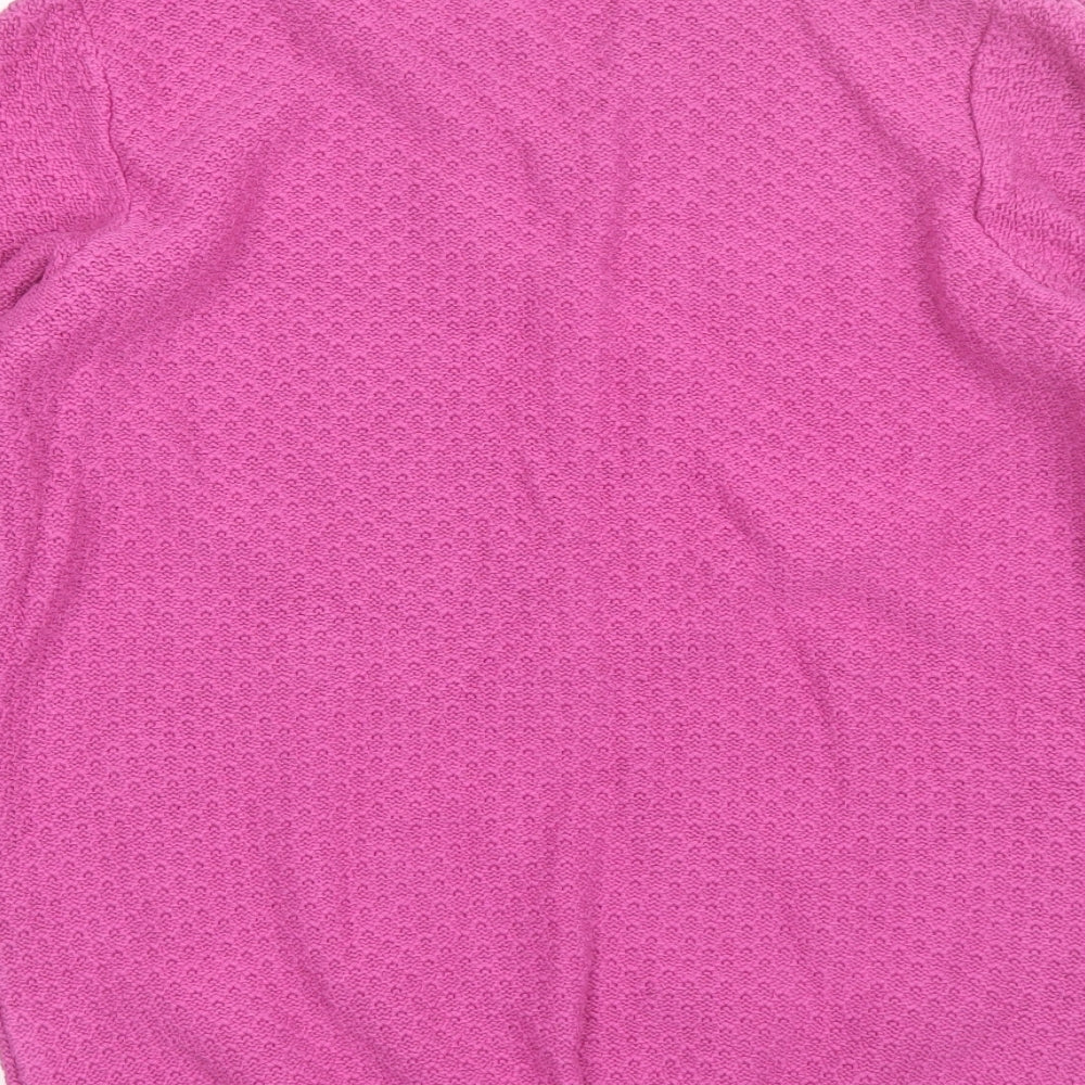 Womens UK Size S Isle Pink Pullover Jumper