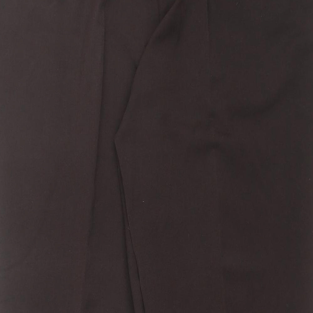 Womens UK Size 20 Berkertex Regular Fit Dress Pants Brown Trousers