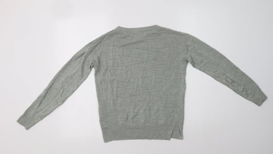 Womens UK Size 6 NEXT Green Pullover Jumper