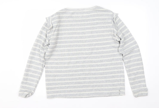 Womens UK Size 14 Papaya Grey Pullover Jumper