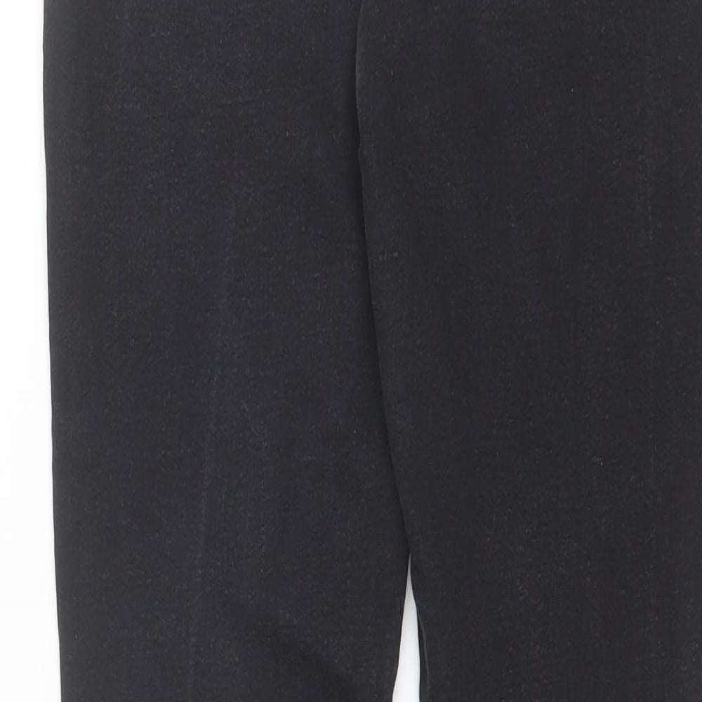 Brand and care label for Denim & Co. women’s black cotton skinny jeans, size UK 10, 29-inch leg regular