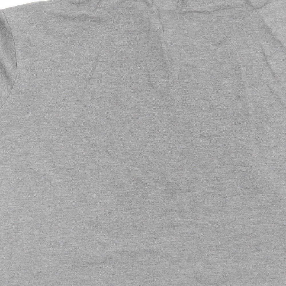 Pierre Cardin Mens Grey Cotton Polo Size M Collared