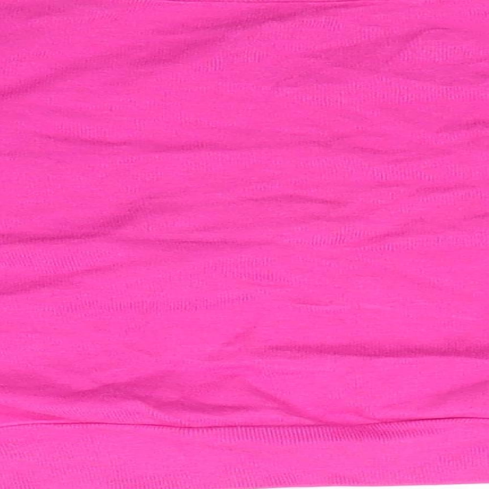Womens UK Size 16 Glamorosa Pink Shrug Jumper