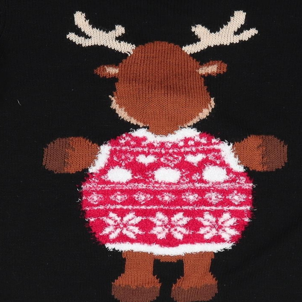 Womens UK Size 8 Florence and Fred Black Pullover Jumper