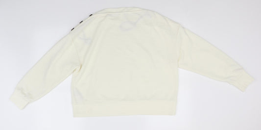 Womens UK Size M H&M Ivory Pullover Jumper