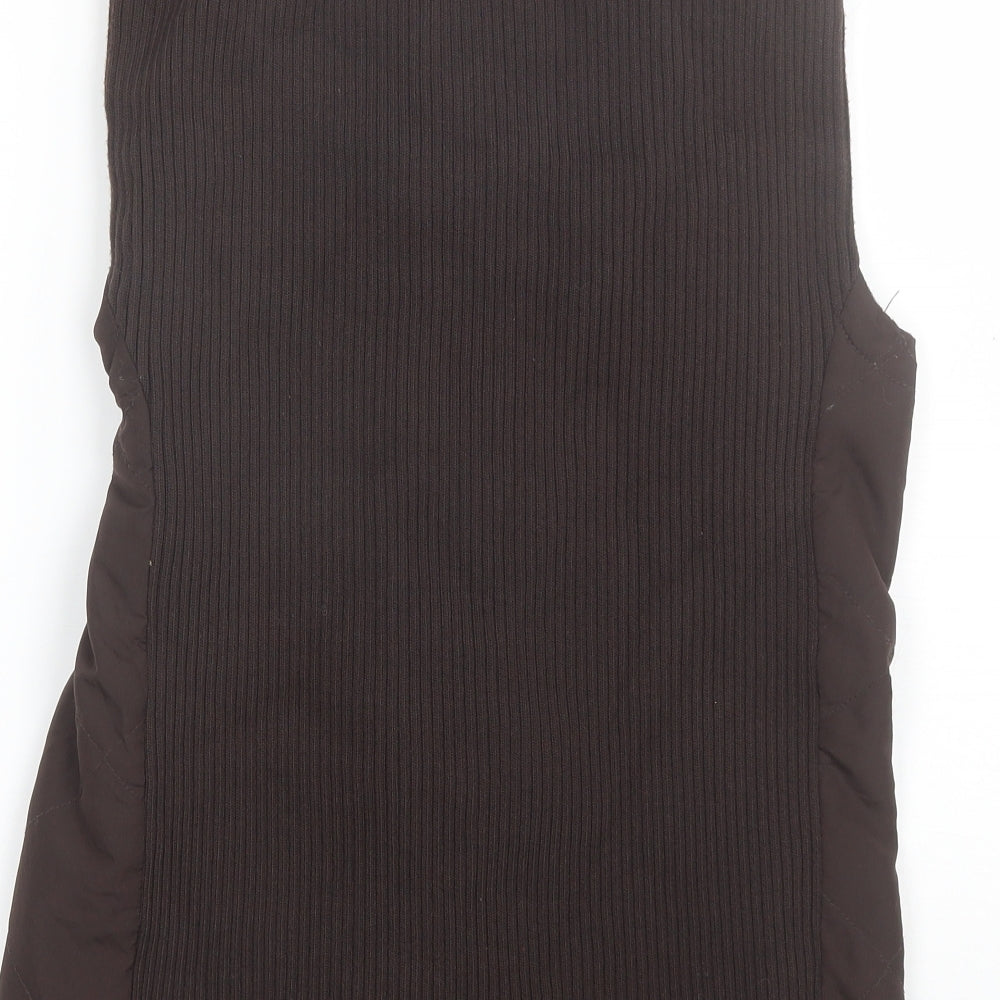 Womens UK Size 10 DASH Brown Gilet