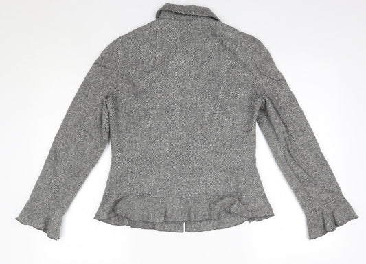 Linea Womens Grey Jacket Coat Size 10