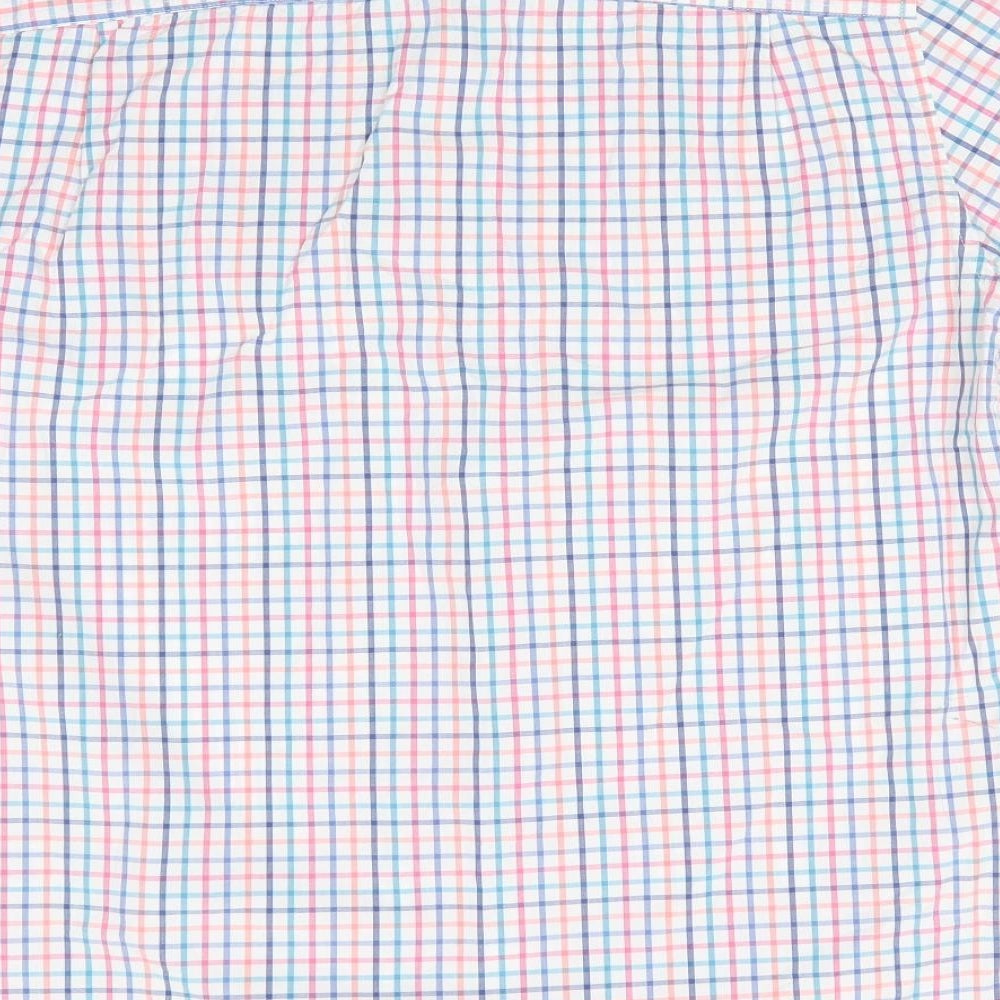 Mens UK Size L Marks and Spencer Multicoloured Button-Up Short Sleeve Casual Sh
