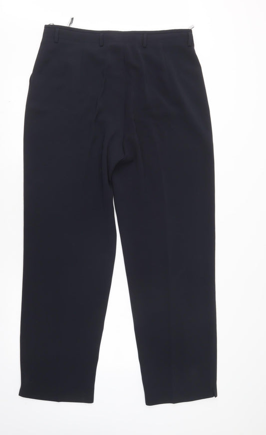 Womens UK Size 18 Gerry Weber Regular Fit Blue Trousers