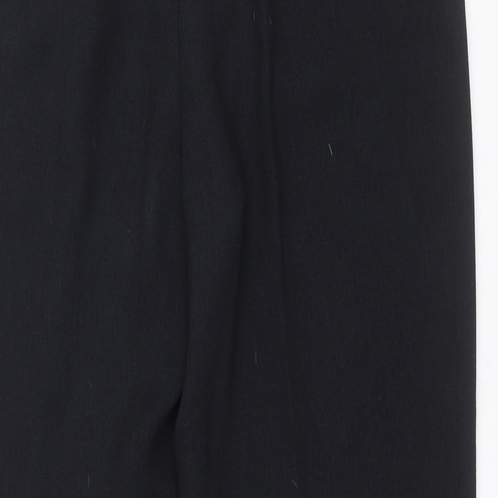 Gerry Weber Womens Black Polyester Trousers Size 14 L28 in Regular