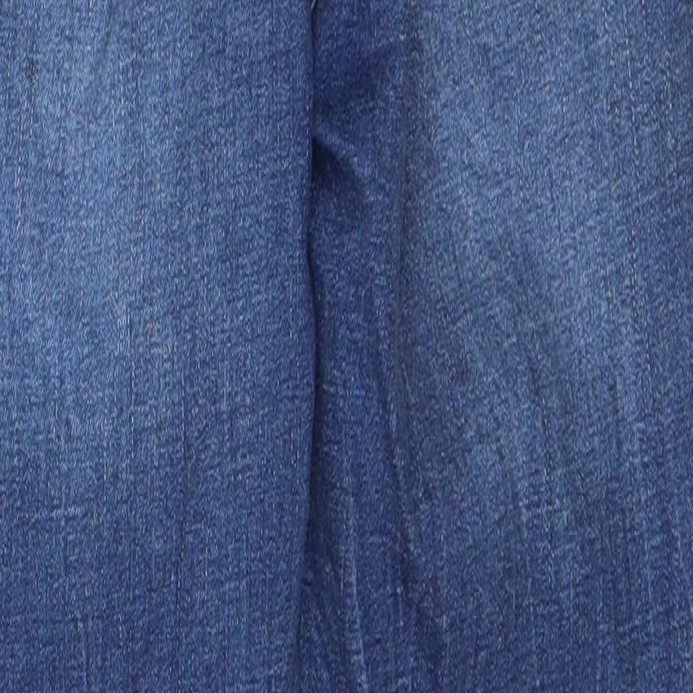 Primark Womens Blue Cotton Skinny Jeans Size 8 L26 in Regular