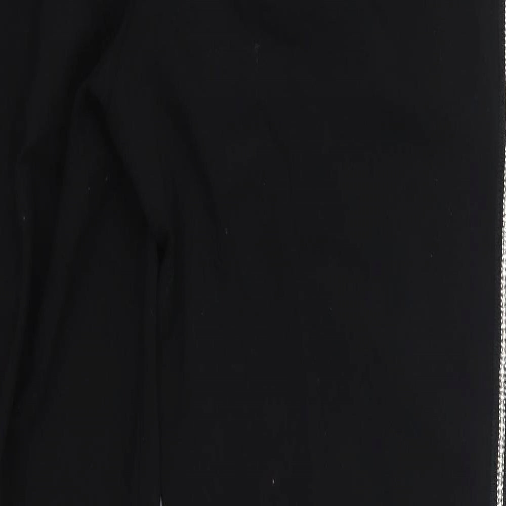 Womens UK Size 12 Studio Regular Fit Dress Pants Black Trousers
