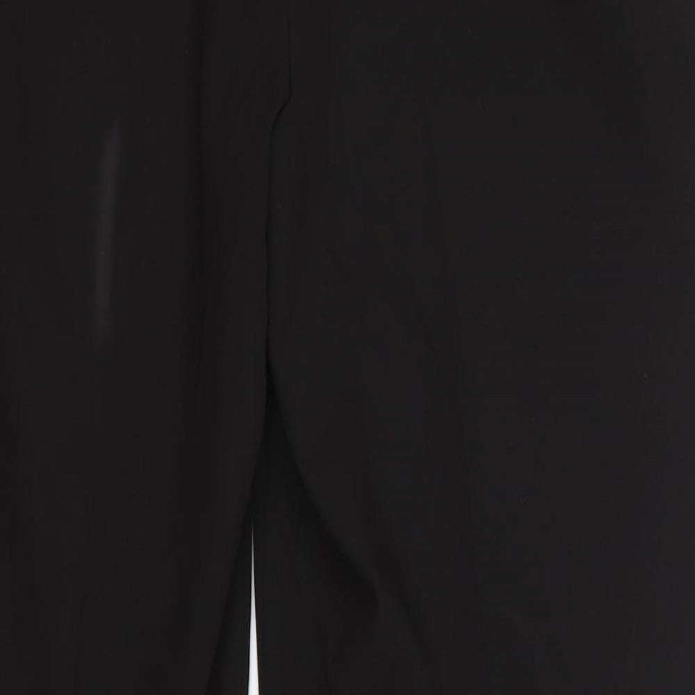 Womens UK Size 10 Dorothy Perkins Regular Fit Dress Pants Black Trousers
