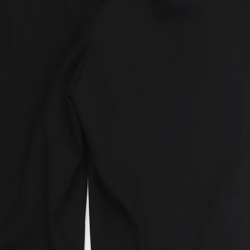 Womens UK Size 10 New Look Regular Fit Dress Pants Black Trousers