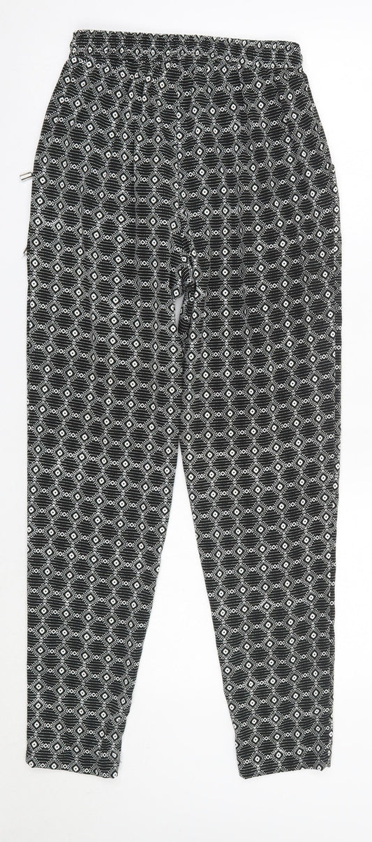 Womens UK Size 6 New Look Regular Fit Dress Pants Black Trousers