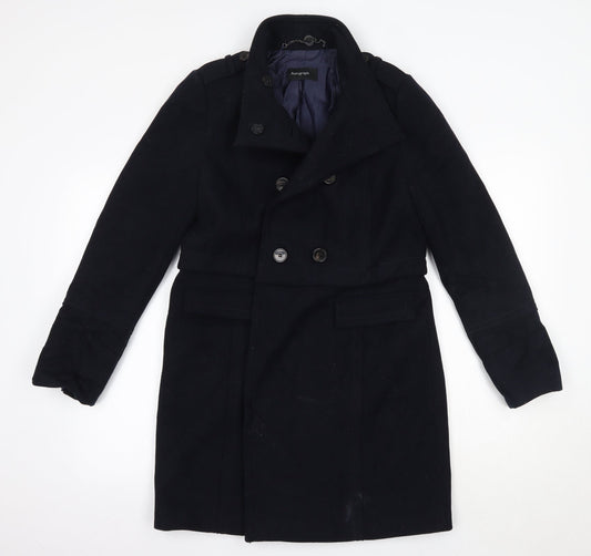 Womens UK Size 10 Autograph Blue Overcoat