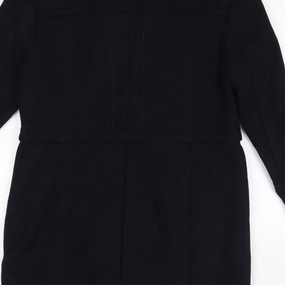 Autograph Womens Blue Overcoat Coat Size 10