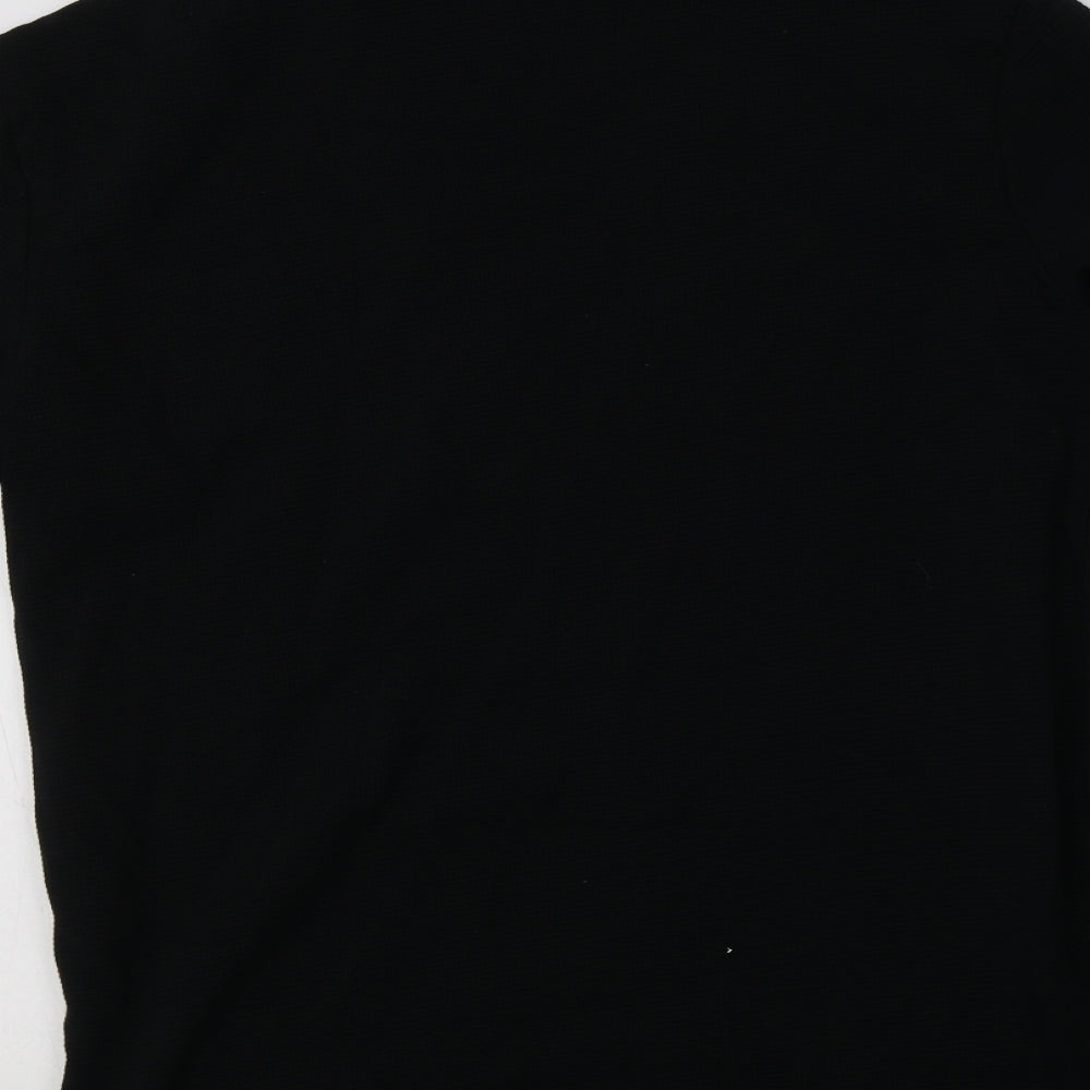 Womens UK Size 8 Preworn Black Cardigan Jumper