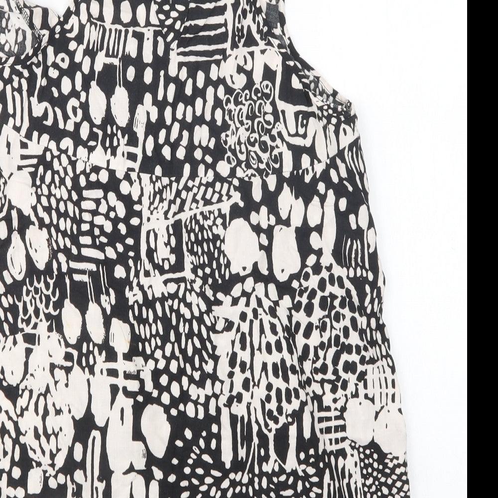 Womens UK Size 14 New Look Multicoloured Basic Blouse