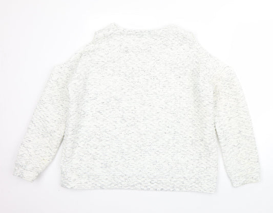 Womens UK Size 18 Select White Pullover Jumper