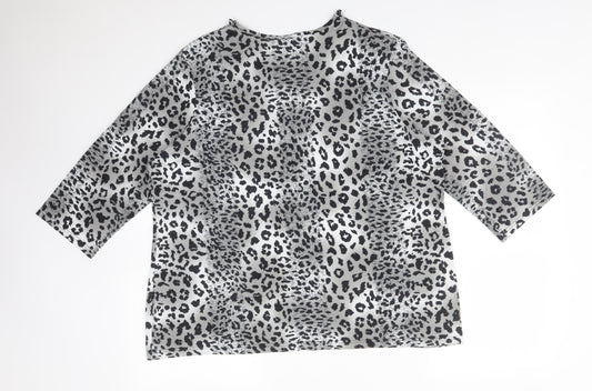 Womens UK Size XL CANDA Multicoloured Basic T-Shirt