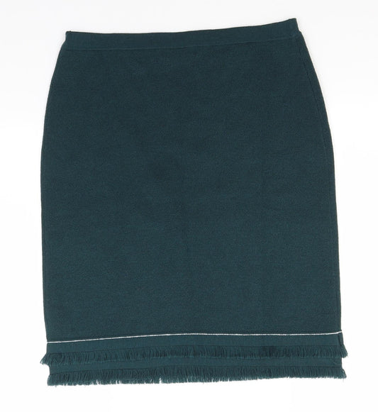 Kaleidoscope Womens Grey  Acrylic Straight & Pencil Skirt Size 16