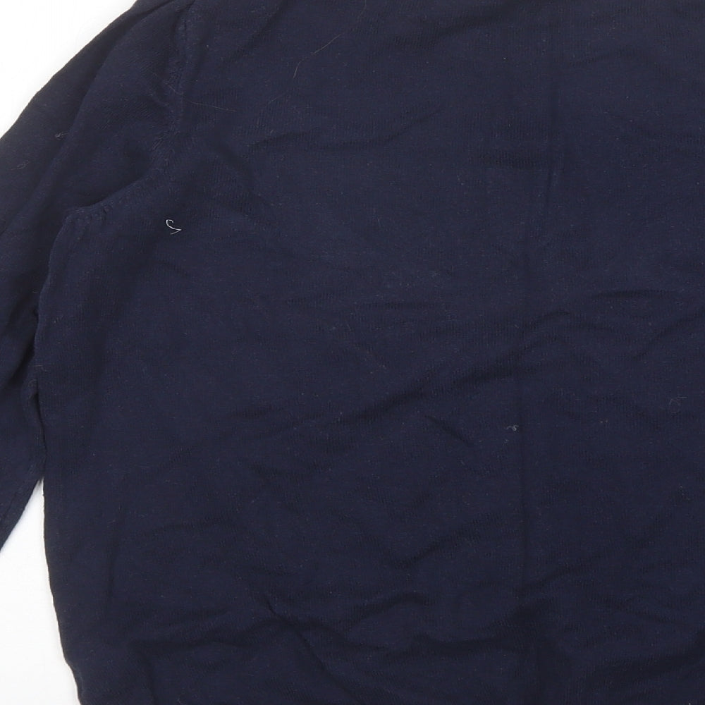 Womens UK Size 12 Red Herring Blue Pullover Jumper