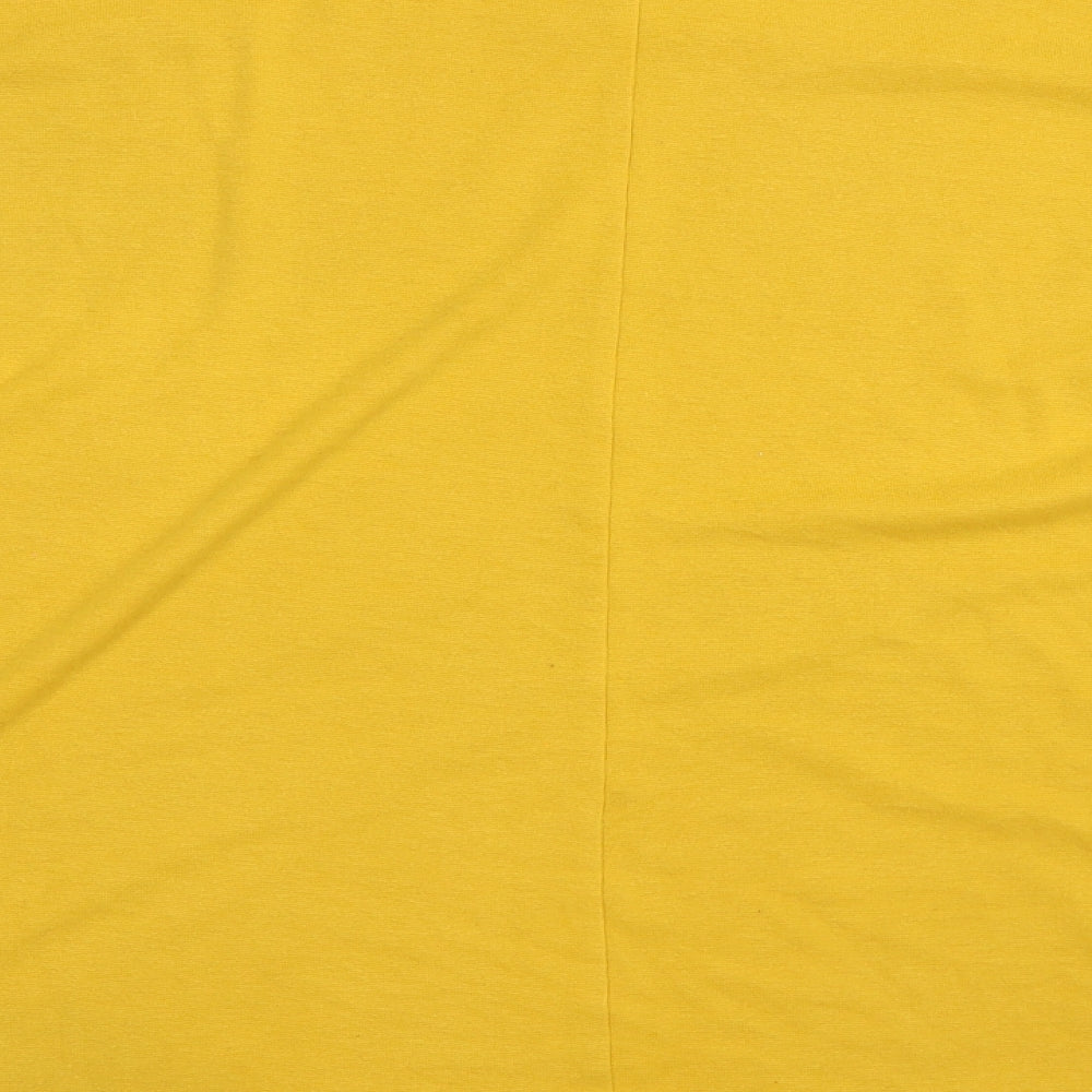 Womens UK Size 14 New Look Yellow Pullover Jumper