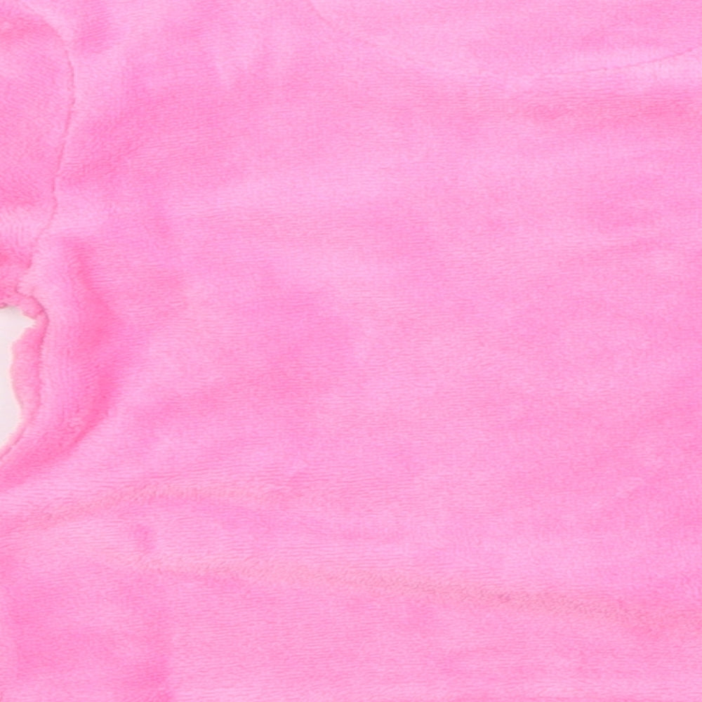 Crafted Girls Pink Round Neck Polyester Pullover Jumper Size 2-3 Years - tiger