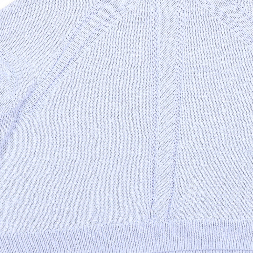 Womens UK Size M M&S Blue Pullover Jumper