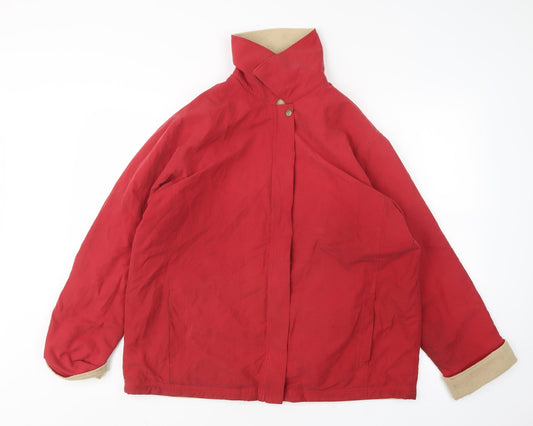M&S Womens Red Jacket Size 14