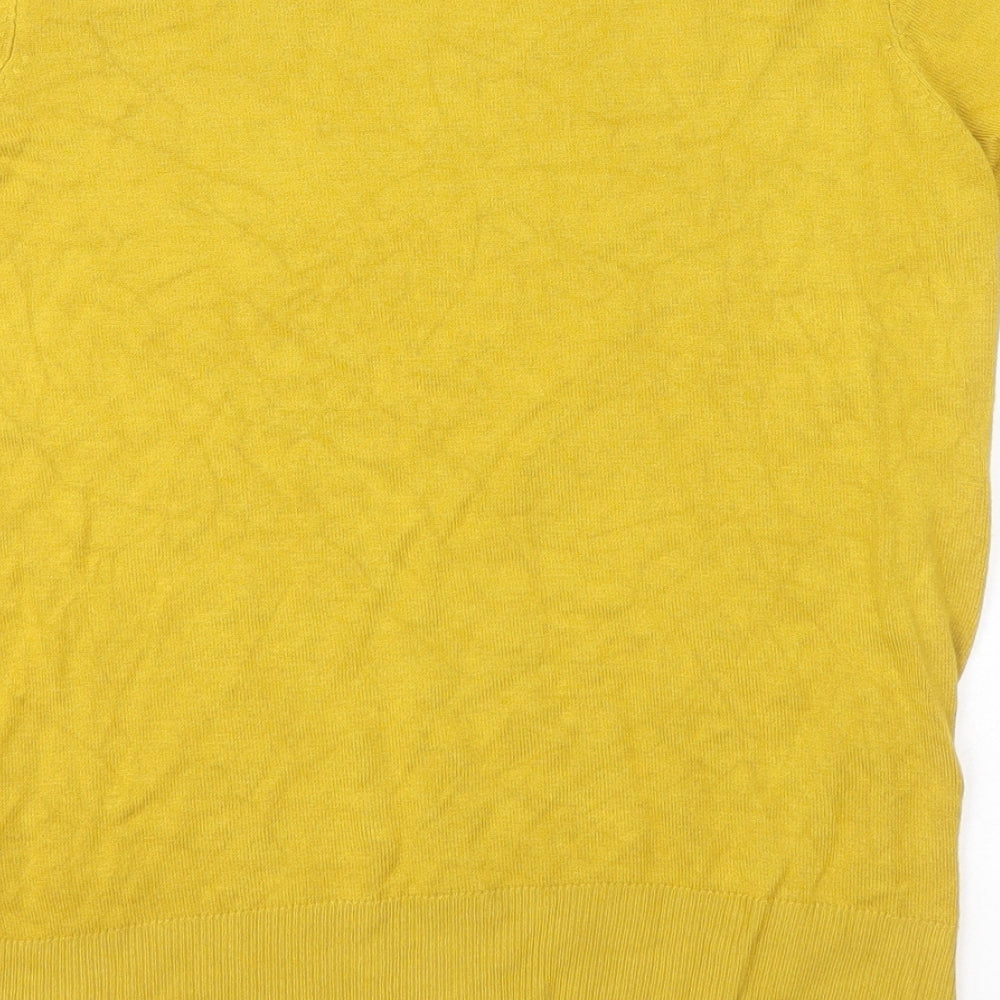 Womens UK Size 6 Marks and Spencer Gold Pullover Jumper