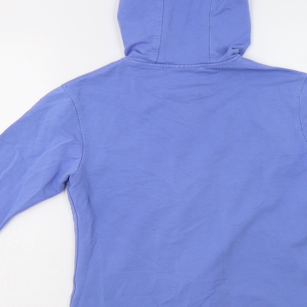 Wilson Womens Blue Cotton Full Zip Hoodie Size XS Zip