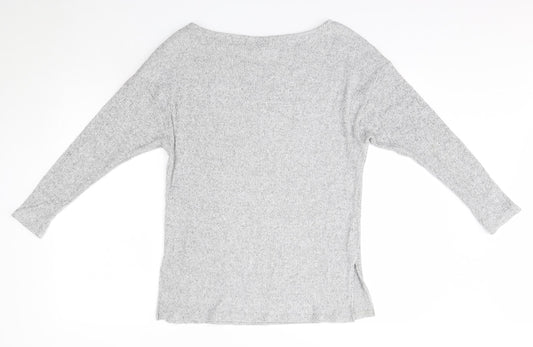 Womens UK Size 10 Miss Selfridge Grey Pullover Jumper