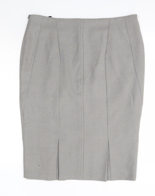 Primark Womens Grey Polyester Straight & Pencil Set Size 16