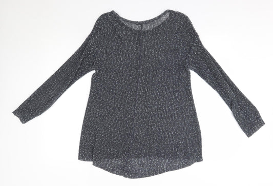 Womens UK Size 14 M&S Blue Pullover Jumper