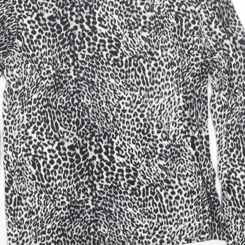 Womens UK Size 14 Select Grey Basic Blouse