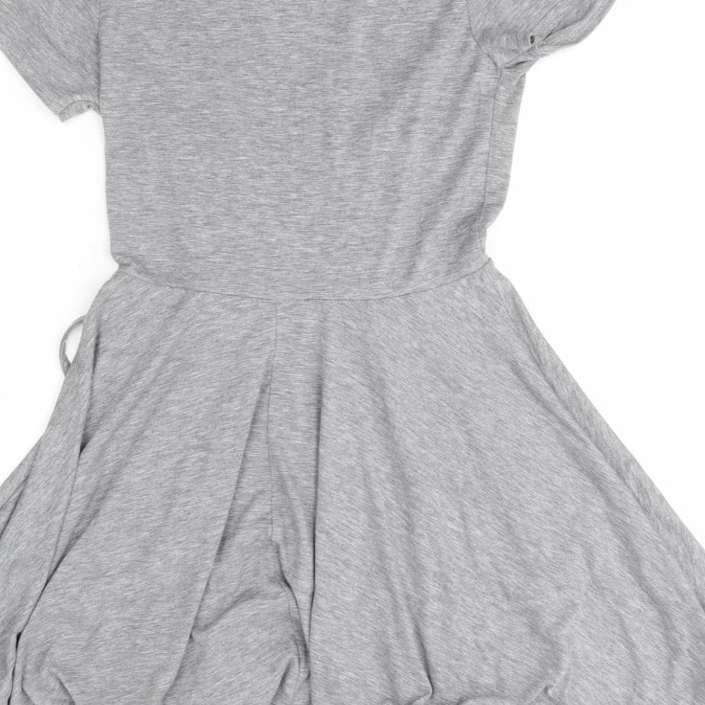 Pink Boutique Womens Green Viscose A-Line Size 10 Round Neck