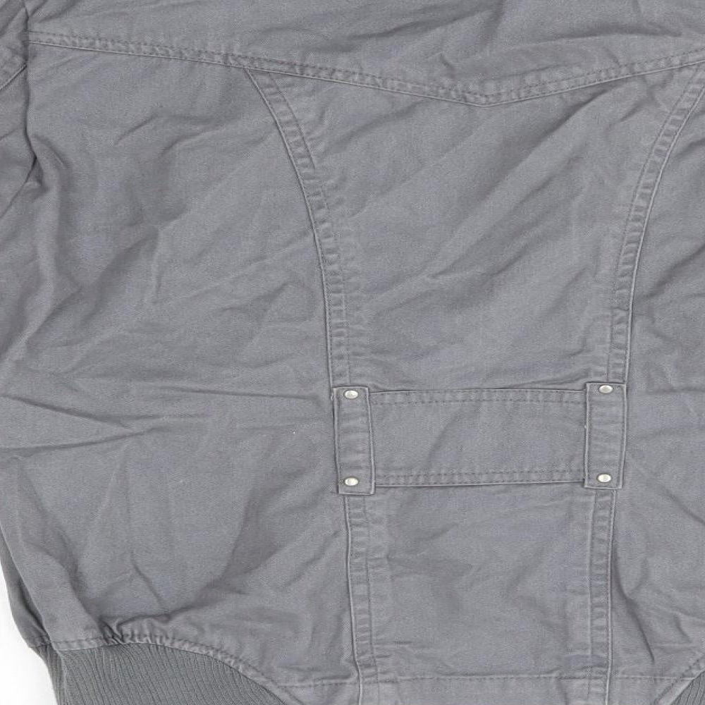 Brand and care label for Fresh Sport women’s grey jacket, size UK 12