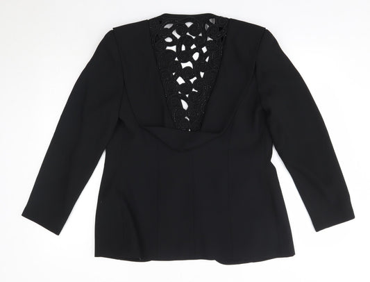 Womens UK Size 12 Gina Black Jacket