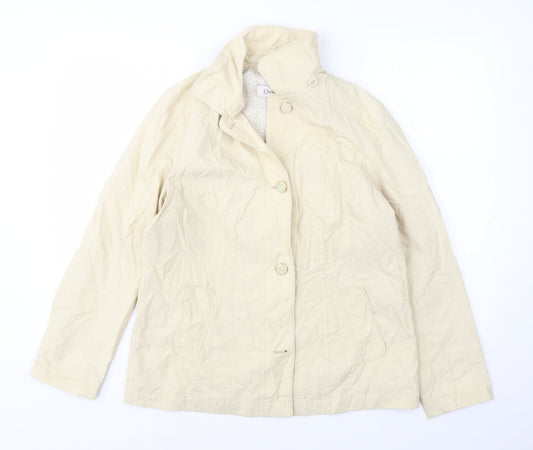Womens UK Size 10 M&S Beige Jacket
