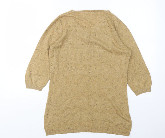 Womens UK Size 10 NEXT Beige Pullover Jumper