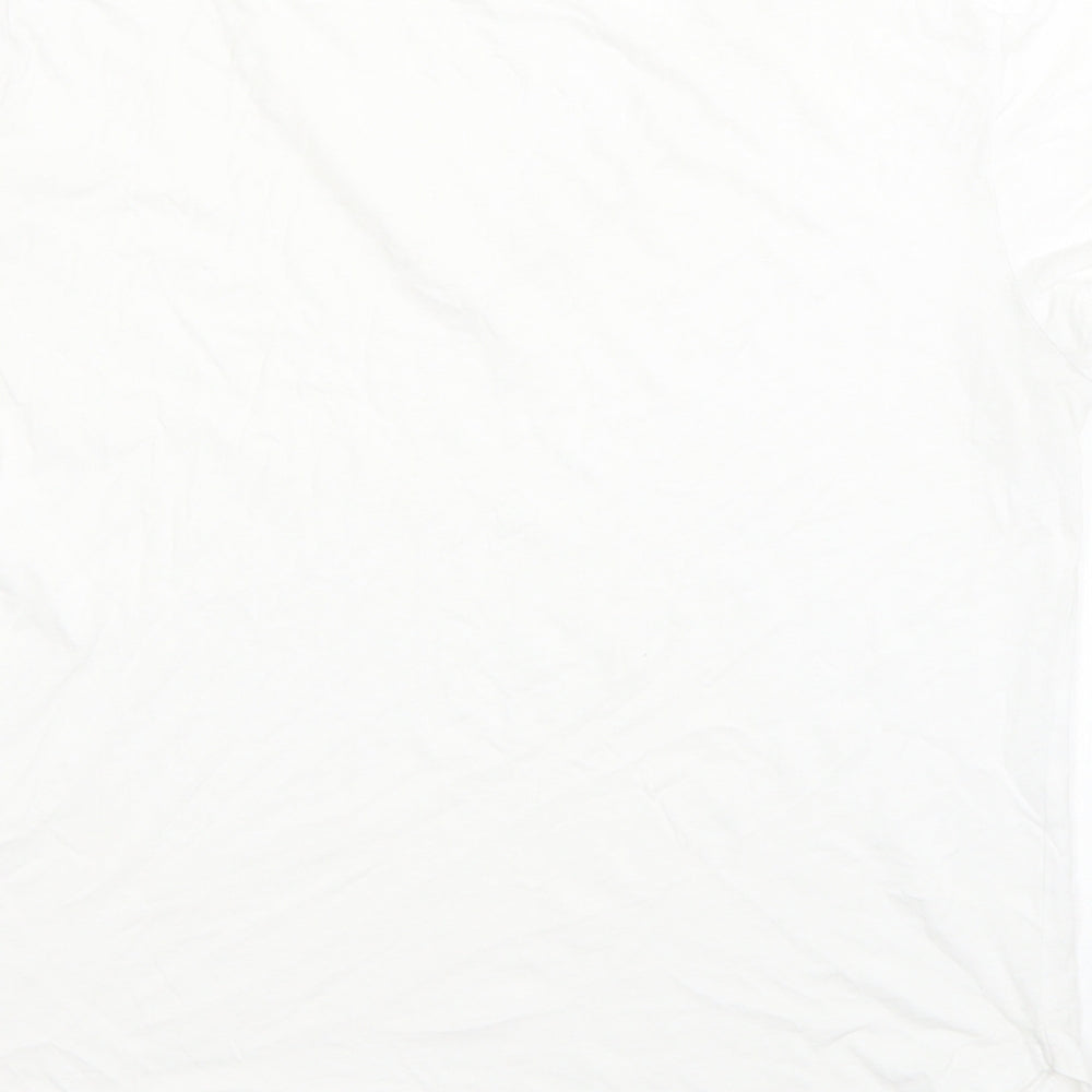 Womens UK Size M H&M White Basic T-Shirt