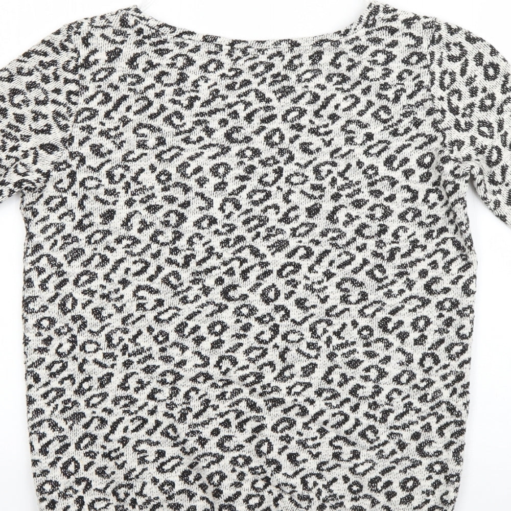 Womens UK Size 10 NEXT White Pullover Jumper