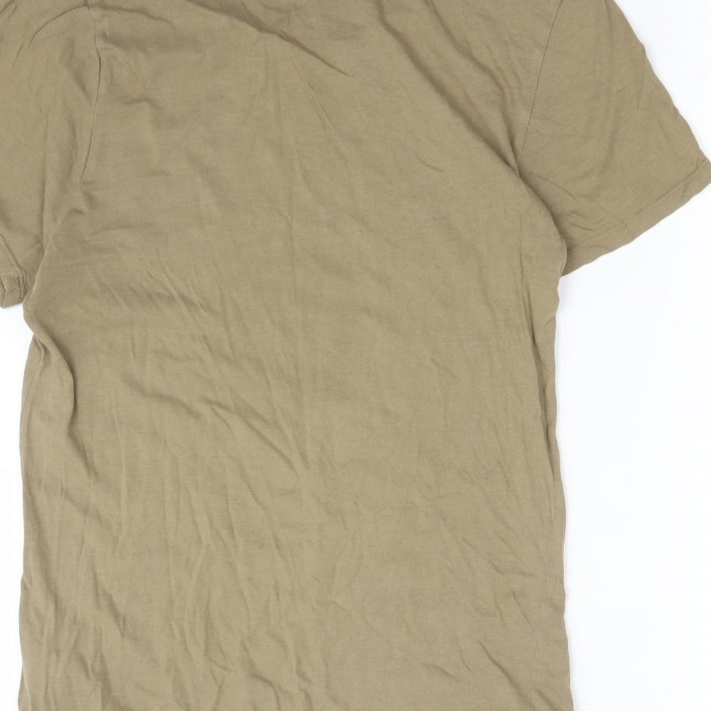 Mens UK Size S H&M Green T-Shirt