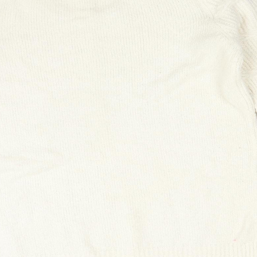 Womens UK Size 10 Dorothy Perkins White Pullover Jumper