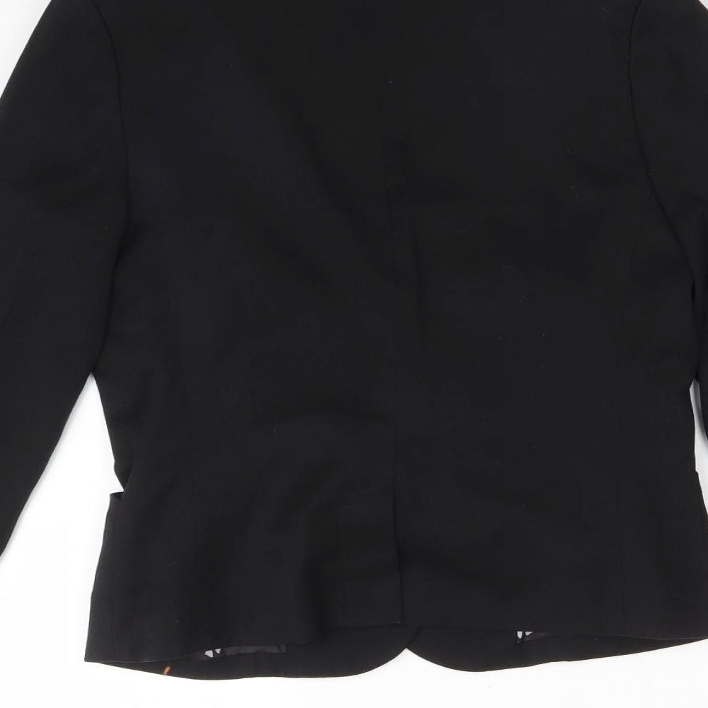 Womens UK Size 12 H&M Regular Black Suit Jacket