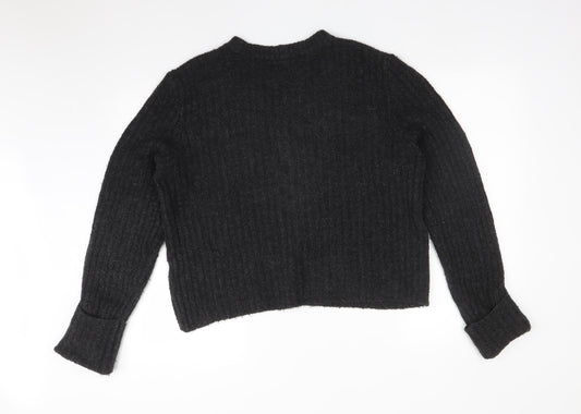 Womens UK Size L H&M Grey Pullover Jumper
